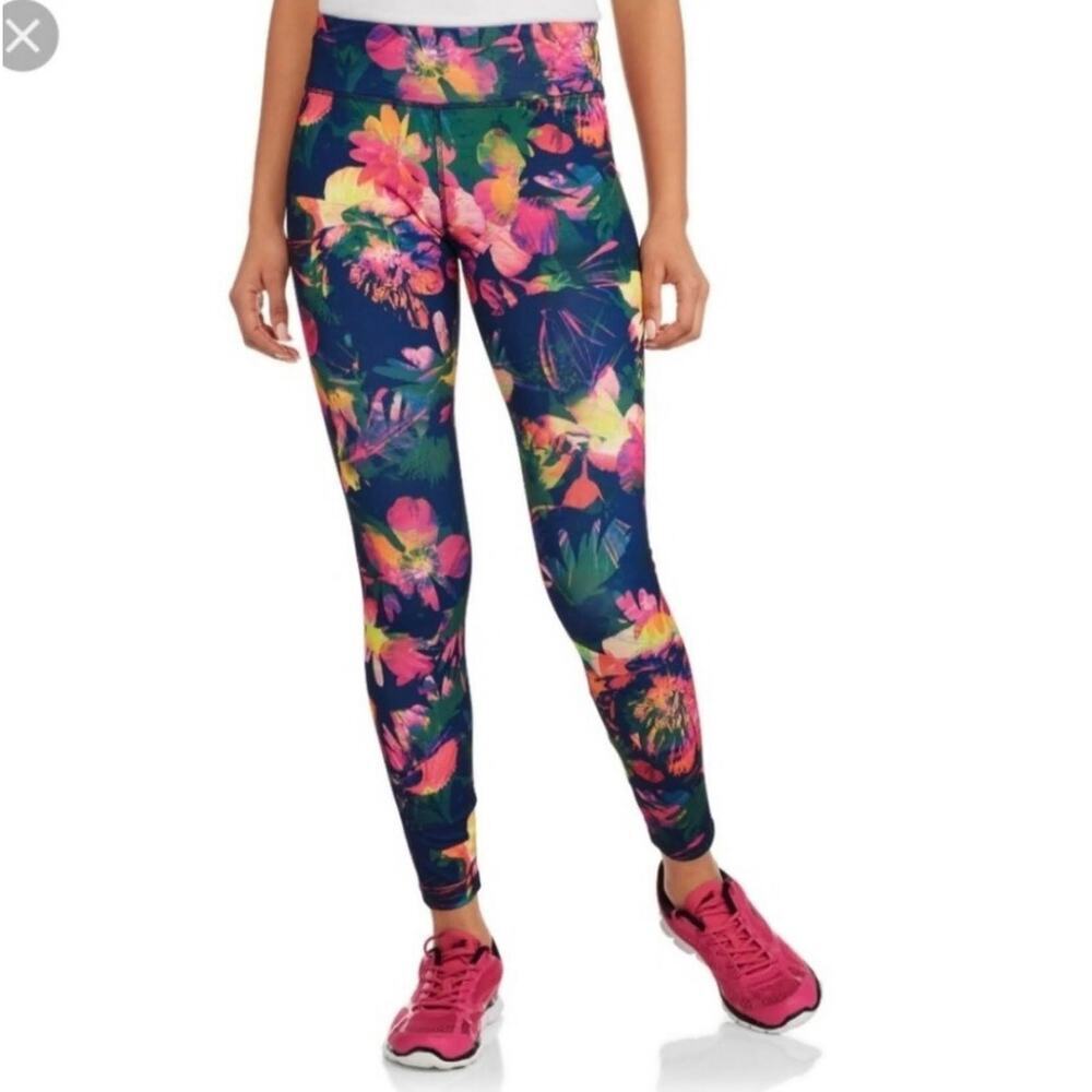 ENERGIE Floral Print Leggings Sz Small